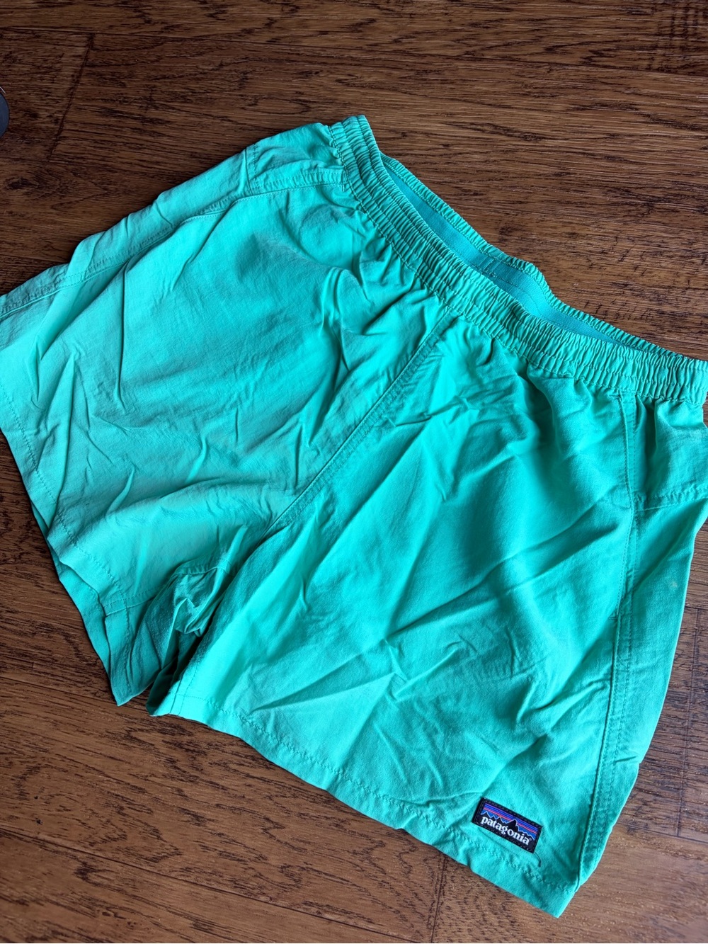 Patagonia Women's Athletic Shorts - Teal Green M